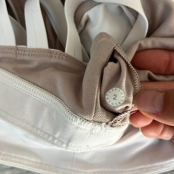 🚫SOLD🚫 Lululemon Free to Be Moved Bra Medium Support, A/B Cup White 2 - Picture 6 of 6